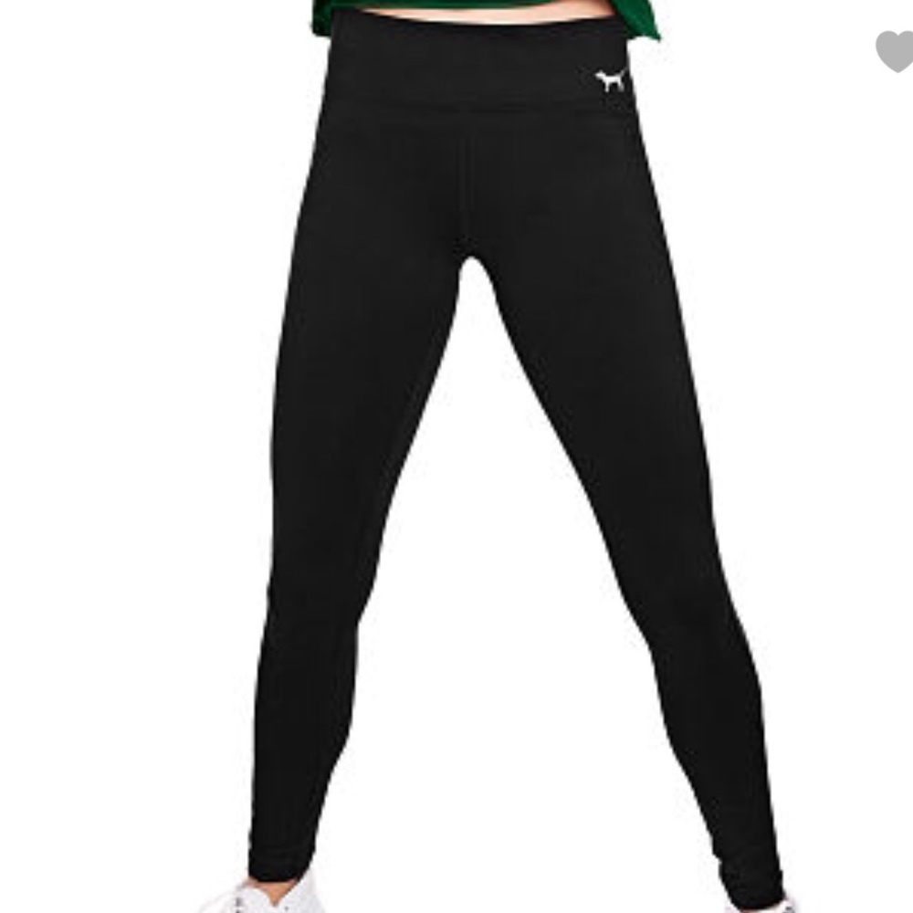 PINk Flat Waist Yoga Legging with Pocket